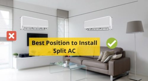 Best Position to install air conditioner in Room