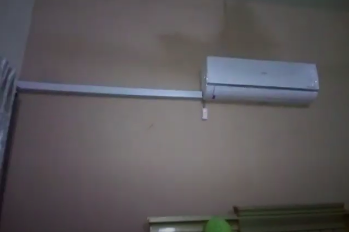 hidden ac pipe woth pvc pipe